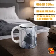 Кружка Геншин Импакт Арлекино