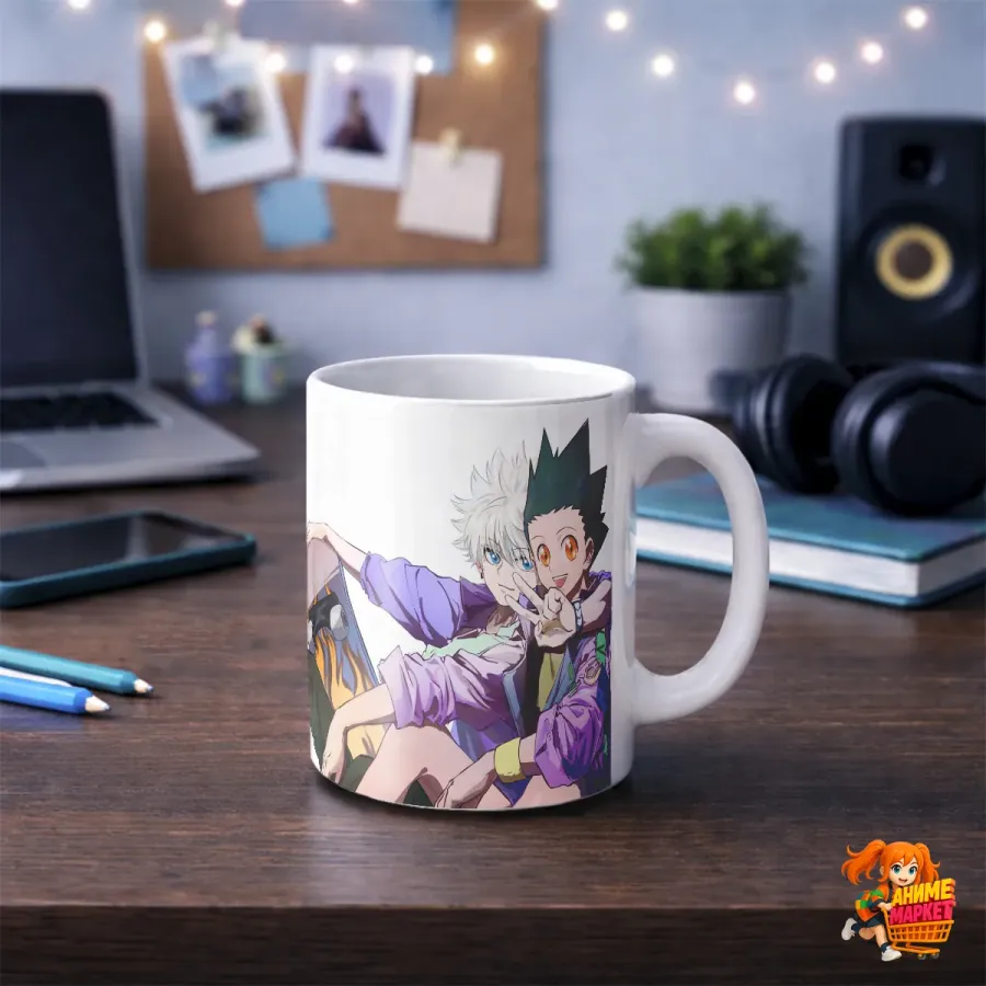 Кружка Hunter x Hunter Гон Фрикс и Киллуа Золдик