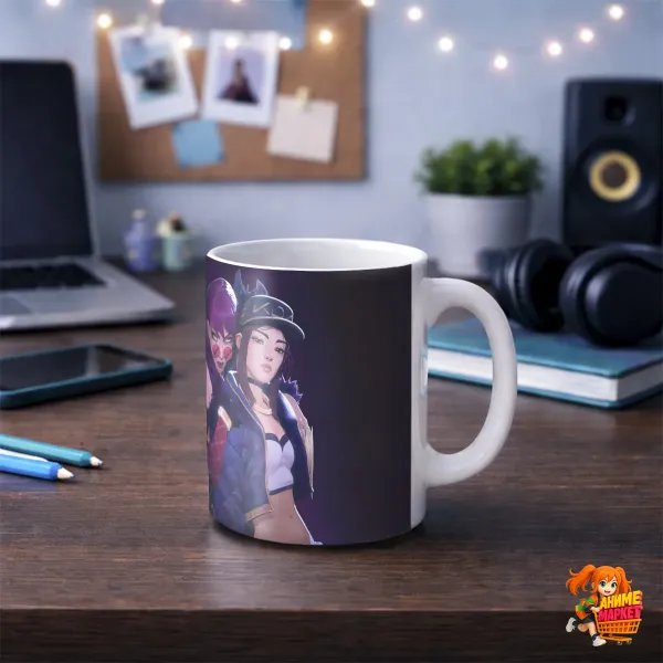 Кружка k-pop K/DA Эвелинн и Акали Кружка k-pop K/DA Эвелинн и Акали