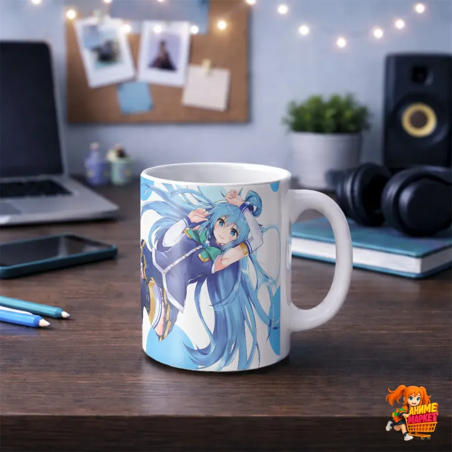 Кружка Konosuba Коносуба Аква