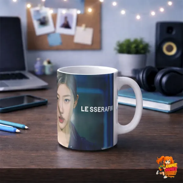 Кружка k-pop Le Sserafim Казуха Кружка k-pop Le Sserafim Казуха