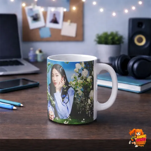 Кружка k-pop Le Sserafim Казуха Кружка k-pop Le Sserafim Казуха