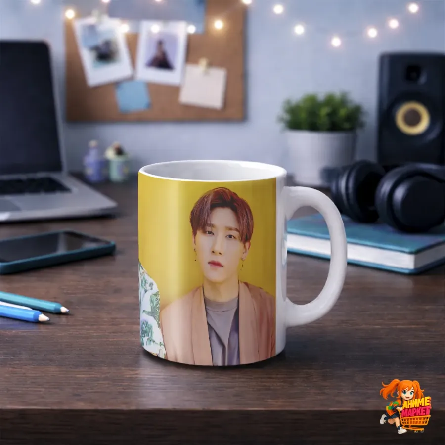Кружка k-pop Monsta X Чжухон и Айм