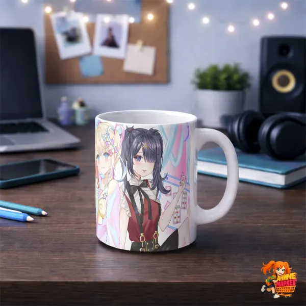 Кружка Needy Streamer Overload Амэ-тян и Кангел