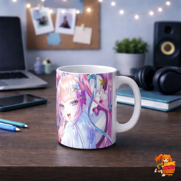 Кружка Needy Streamer Overload Амэ-тян и Кангел