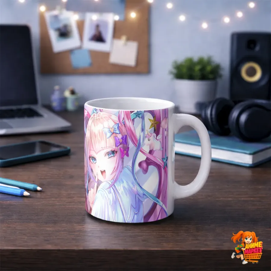 Кружка Needy Streamer Overload Амэ-тян и Кангел
