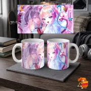 Кружка Needy Streamer Overload Амэ-тян и Кангел