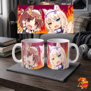 Кружка Nekopara Адзуки и Коконат