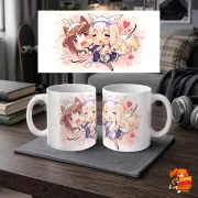 Кружка Nekopara Адзуки и Коконат