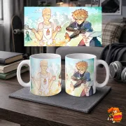 Кружка OnePunchMan Сайтама и Генос