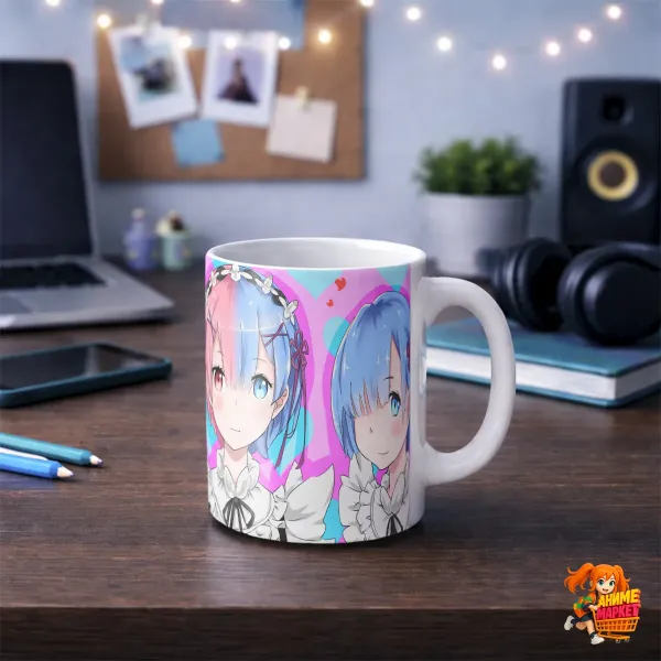 Кружка Re: Zero Рем и Рам Кружка Re: Zero Рем и Рам