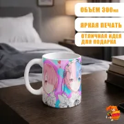 Кружка Re: Zero Рем и Рам