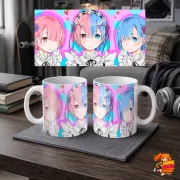 Кружка Re: Zero Рем и Рам