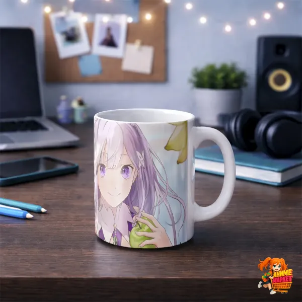 Кружка Re: Zero Эмилия и Пак Кружка Re: Zero Эмилия и Пак
