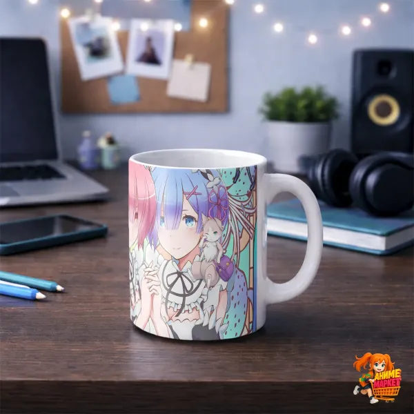 Кружка Re: Zero Рем и Рам Кружка Re: Zero Рем и Рам