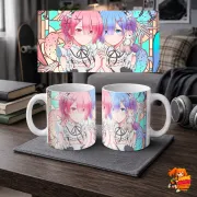 Кружка Re: Zero Рем и Рам