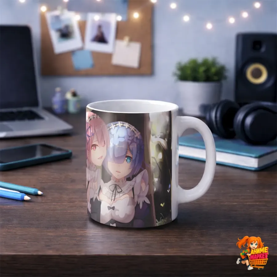 Кружка Re: Zero Рем и Рам