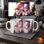 Кружка Re: Zero Рем и Рам