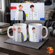 Кружка k-pop TXT Тэхён и Бомгю