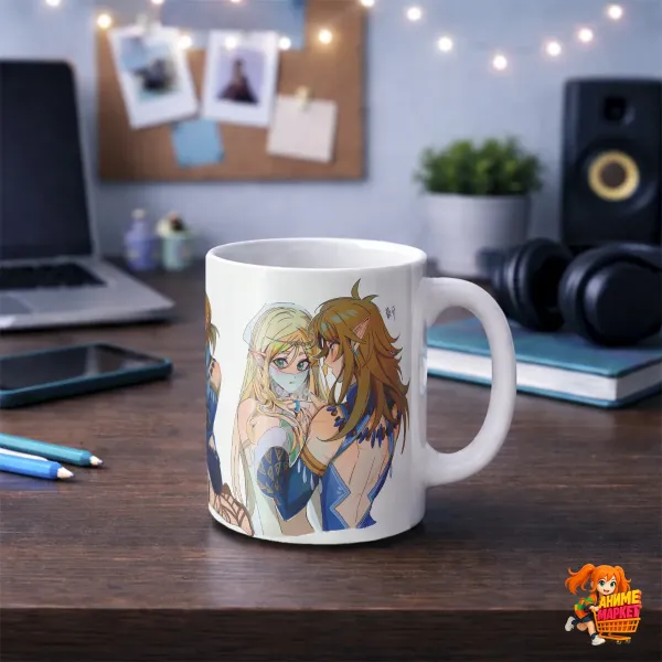 Кружка The Legend of Zelda Линк и Зельда Кружка The Legend of Zelda Линк и Зельда
