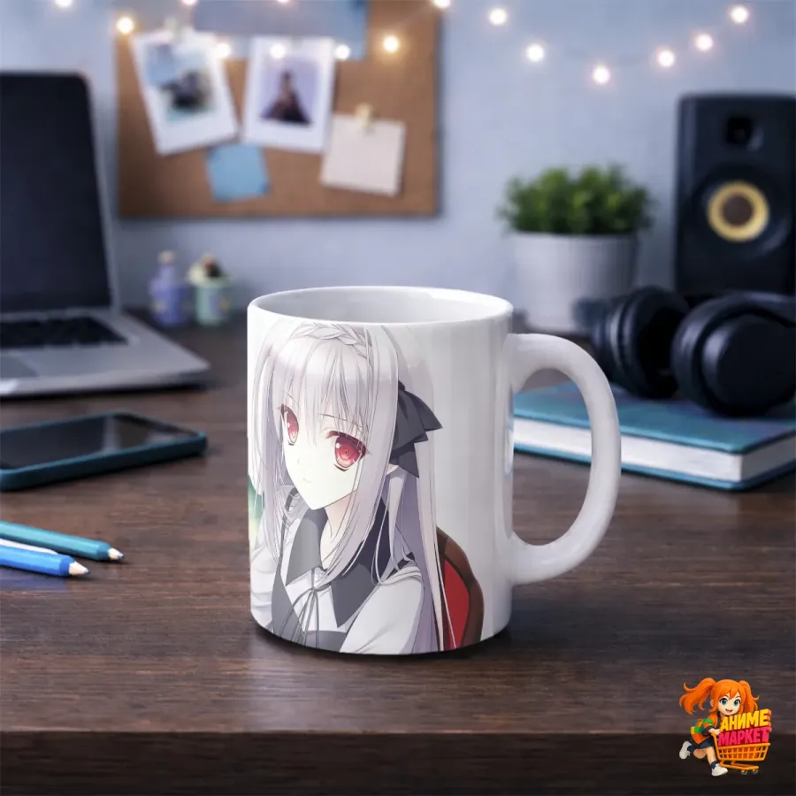 Кружка Tsuki ni Yorisou Otome no Sahou Девичьи манеры при луне Луна Сакуракодзи