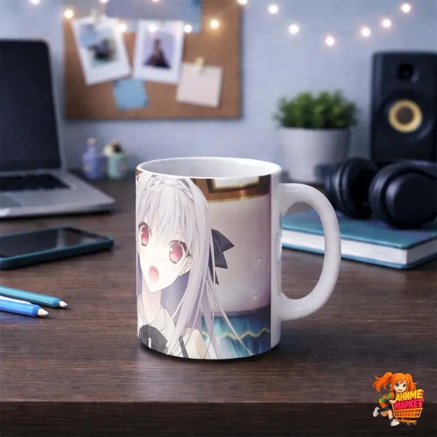 Кружка Tsuki ni Yorisou Otome no Sahou Девичьи манеры при луне Луна Сакуракодзи