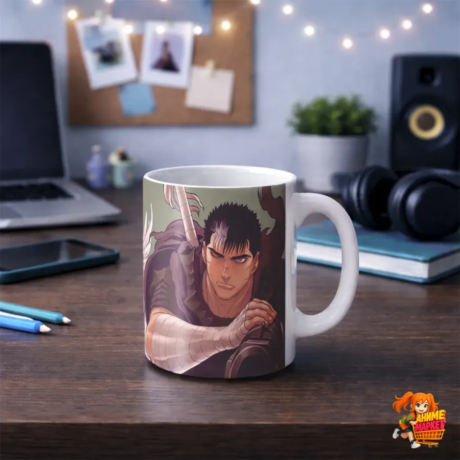 Кружка Берсерк Гатс и Гриффит