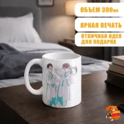 Кружка Волейбол!! Тоору Ойкава и Хаджиме Иваизуми