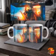 Кружка Восхождение Героя Щита Наофуми и Рафталия