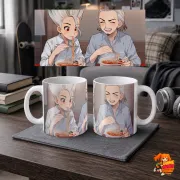 Кружка Доктор Стоун Бякуя и Сэнку Исигами