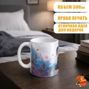 Кружка Клинок, рассекающий демонов Танджиро Камадо и Канао Цуюри