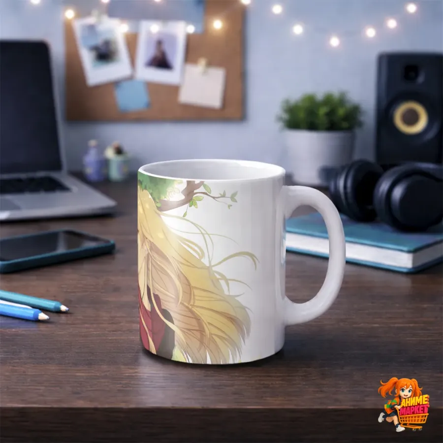 Кружка Кошечка из Сакурасо Масиро Сиина