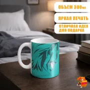 Кружка Моя геройская академия Изуку Мидория и Всемогущий