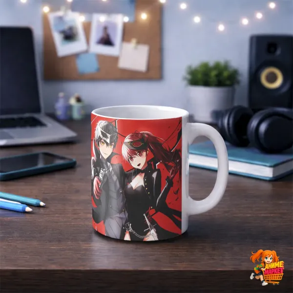 Кружка Persona Персона Рен Амамия и Касуми Ёсидзава Кружка Persona Персона Рен Амамия и Касуми Ёсидзава
