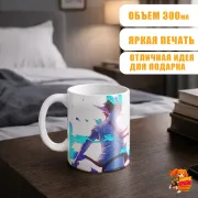 Кружка Синий экзорцист Рин Окумура