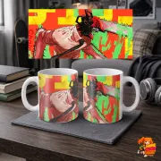 Кружка Человек-бензопила Дэндзи
