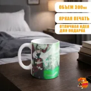 Кружка Черный клевер Юно