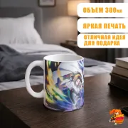 Кружка Шаман Кинг Йо Асакура и Амидамару