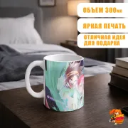 Кружка Шаман Кинг Йо и Анна Асакура