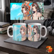 Кружка Шаман Кинг Йо и Хао Асакура