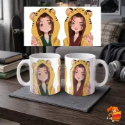 Кружка Шаман Кинг Йо и Хао Асакура
