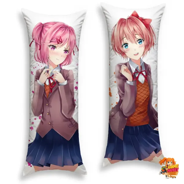 Дакимакура Doki Doki Саёри и Нацуки Дакимакура Doki Doki Саёри и Нацуки