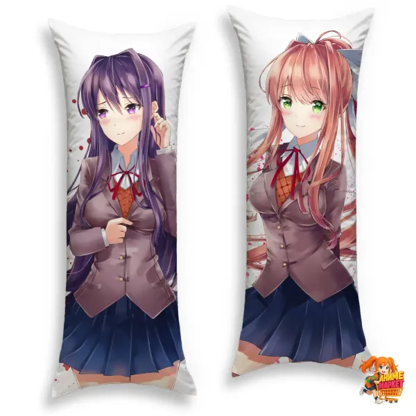 Дакимакура Doki Doki Юри и Моника Дакимакура Doki Doki Юри и Моника