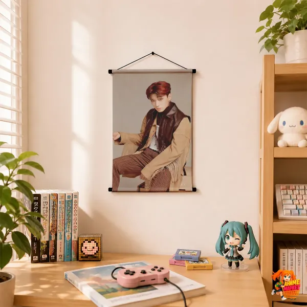 Гобелен k-pop Ateez Сан Гобелен k-pop Ateez Сан