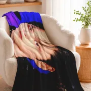 Плед с принтом Ateez Юнхо