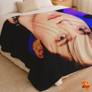 Плед с принтом Ateez Юнхо