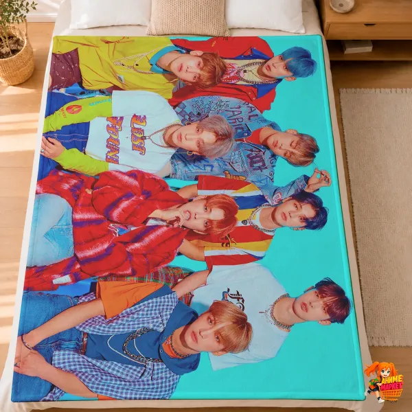 Плед с принтом Ateez Плед с принтом Ateez
