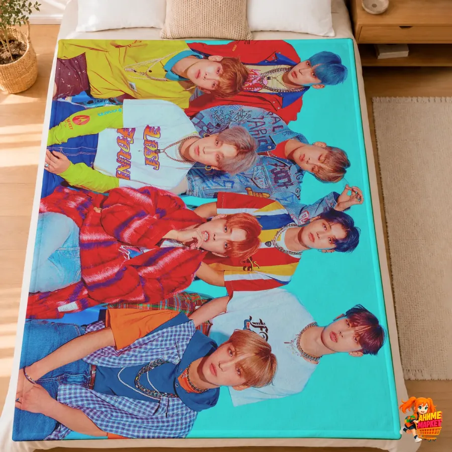 Плед с принтом Ateez