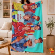 Плед с принтом Ateez