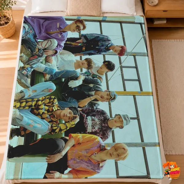 Плед с принтом Ateez Плед с принтом Ateez